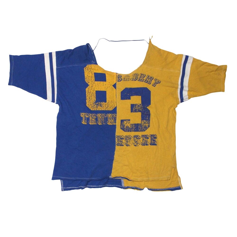 We The Free tshirt oversized blue yellow slouch Tennessee football jersey XS